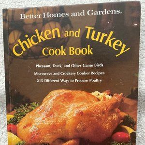 CHICKEN & TURKEY COOKBOOK +Game Birds -Recipes Thanksgiving/ Christmas/ Holidays